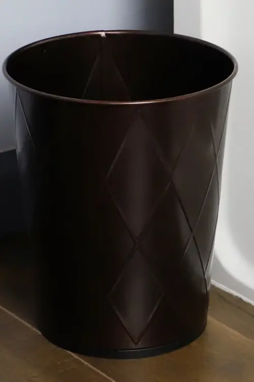 2.11 Gallons Steel Open Waste Basket