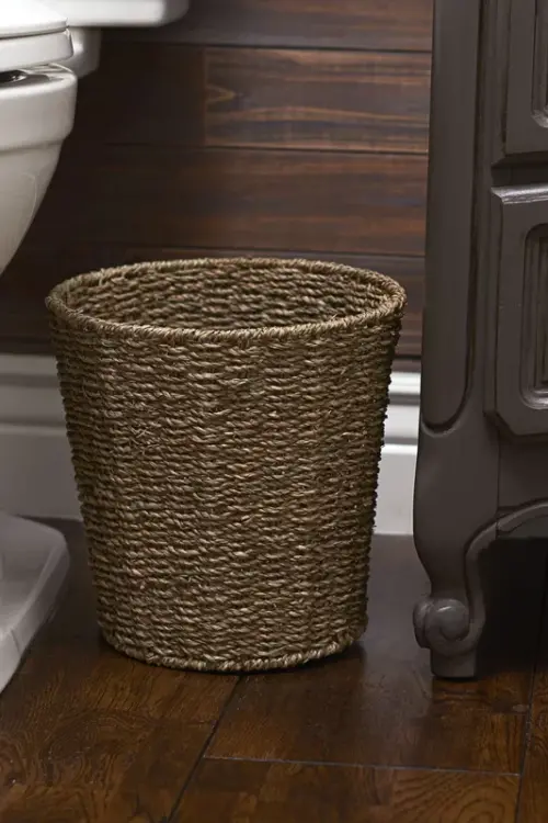 3 Gallons Wicker Open Waste Basket