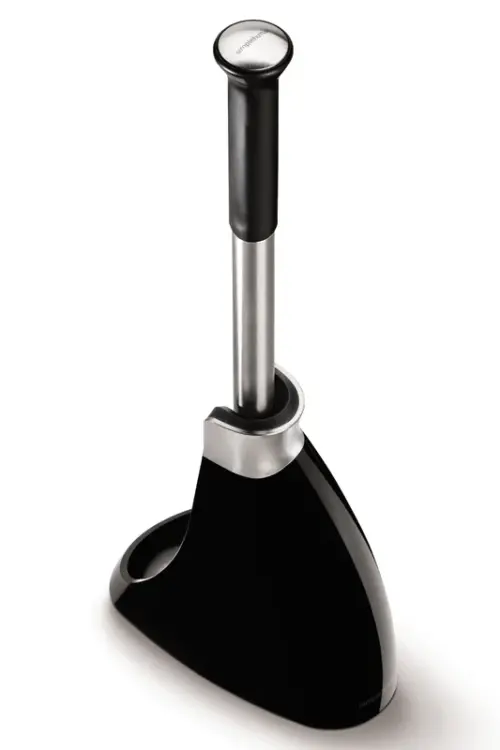 Simplehuman Toilet Brush with Caddy, Stainless Steel